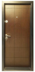 NOVO DOORS Usa metalica de apartament cu izolatie si vizor Novo Doors First Class NDS07, Deschidere Stanga Dreapta, Dimensiune 200X88 cm, Tabla 1.2 mm, Kit complet, Wenge (NDS07)