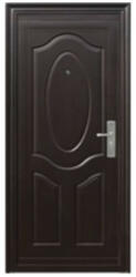 NOVO DOORS Usa metalica de exterior cu izolatie si vizor Novo Doors ND141 , deschidere stanga dreapta, 1 yala, dimensiuni multiple, tabla 0.7 mm, balamale si clanta incluse, toc de 7 centimetri, pentru case (ND1