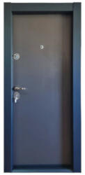 NOVO DOORS Usa metalica de apartament cu izolatie si vizor Novo Doors First Class NDFC01, Deschidere Stanga Dreapta, Dimensiune 200X88 cm, Tabla 1.2 mm, Kit complet, Gri antracit (NDFC01)