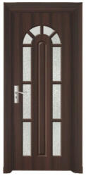 Novo Doors Usa Interior din MDF Novo Doors ND108, Cadru din Lemn Masiv, Geam Sablat, KIT COMPLET, Toc , Manere si balamale incluse (ND108) - novodoors