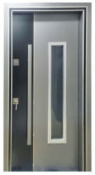 NOVO DOORS Usa metalica de exterior cu izolatie si vizor Novo Doors NDS1000, Din compozit, 2 yale, Kit complet, Pentru case, (NDS1000S)