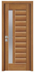 Novo Doors Usa Interior din MDF Novo Doors ND03 LUX PREMIUM, Cadru din Lemn Masiv, KIT COMPLET, Toc Reglabil de 10 CM INCLUS, Plinta pe Ambele Parti (ND03) - novodoors