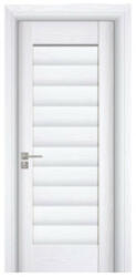 Novo Doors Usa Interior din MDF Novo Doors ND01 LUX PREMIUM, Cadru din Lemn Masiv, KIT COMPLET, Toc Reglabil de 10 CM INCLUS, Plinta pe Ambele Parti (ND01) - novodoors