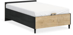 Cilek Pat cu spatiu depozitare, USB, adolescenti Colectia Black 120x200 cm (20.58.1708.01)