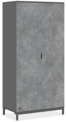 Cilek Dulap 104x214x59 cm pentru adolescenti, colectia Space Gray (20.81.1001.00)