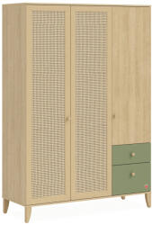 Cilek Dulap cu 3 usi pentru copii, 138x200x53 cm, Colectia LOOF (20.82.1002.00)
