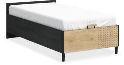Cilek Pat cu spatiu depozitare, USB, adolescenti Colectia Black 100x200 cm (20.58.1707.00)