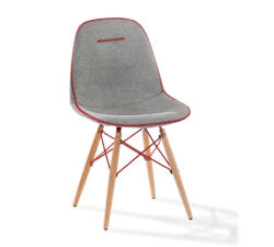 Cilek Scaun pentru copii, tapitat cu stofa cu picioare din lemn Quatro Chair Grey (21.08.8479.00)
