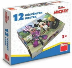 DINO Fa Mickey egér licenckocka - 12 kocka