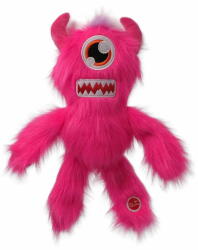 Dog Fantasy Játékkutya Fantasy Monsters madárijesztő fütyülő félszemű szőrös rózsaszín 35cm