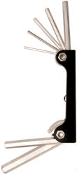 BGS Derékszögű kulcs készlet | belső hatszögletű 2, 5 - 10 mm | 7 darabos (BGS-787)