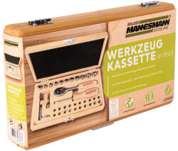 Brüder Mannesmann Dugókulcs készlet bambusz kofferben 1/4" 41 részes (MAN-29000)