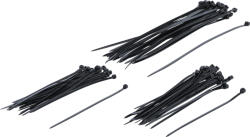 BGS Kábelkötegelő-készlet | fekete | 100 - 200 mm | 75 darabos (BGS-1789)