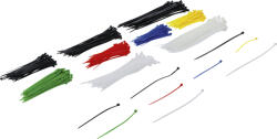 BGS Kábelkötegelő-készlet | színes | 100 - 200 mm | 450 darabos (BGS-80873)