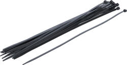 BGS Kábelkötegelő-készlet | fekete | 7, 6 - 500 mm | 20 darabos (BGS-80879)