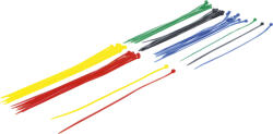 BGS Kábelkötegelő-készlet | színes | 4, 8 x 300 mm | 50 darabos (BGS-80771)