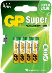 GP Batteries AAA Super LR03 GP24A-C4 (4pcs) Baterii de unica folosinta