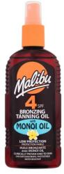 Malibu Bronzing Tanning Oil Monoi Oil SPF4 pentru corp 200 ml pentru femei