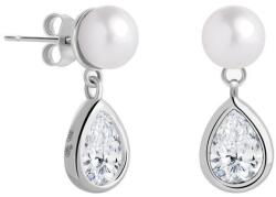 Preciosa Eleganti cercei de argint cu perlă reală Pure Pearl 5337 00