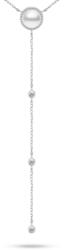Brilio Silver Colier elegant din argint cu perle autentice NCL124W (lanț, pandantiv)