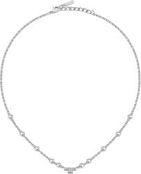 Trussardi Colier elegant din oțel cu cristale T-Logo TJAXC04