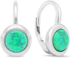 Brilio Silver Cercei fini din argint cu opal sintetic EA376WG