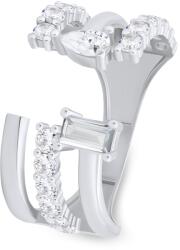 Brilio Silver Frumos inel deschis cu zirconi transparente RI083W