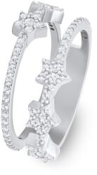 Brilio Silver Frumos inel din argint cu stele RI095W 56 mm