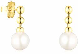 Tous Cercei eleganți placați cu aur cu perle Gloss 111233590