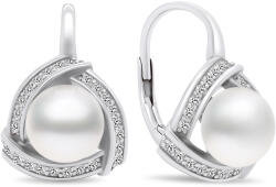 Brilio Silver Cercei de lux cu perle din argint EA393W