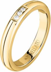 Morellato Inel frumos placat cu aur cu cristale Love Rings SNA47 56 mm