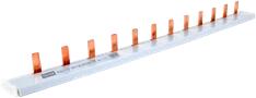 TRACON TFSS-1 csapos kivitelű max. 63A/ 230/400VAC/1P/ 56modul/ 1m soroló sín (TFSS-1) - bestbyte