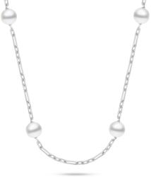 Brilio Silver Colier din argint cu perle Majorica NCL140W
