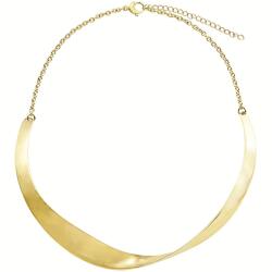 Breil Colier modern pentru femei placat cu aur Retwist TJ3458