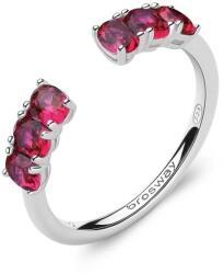 Brosway Inel deschis strălucitor Fancy Passion Ruby FPR11 56 mm