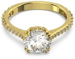 Swarovski Frumos inel placat cu aur cu cristale Constella 5642619 60 mm