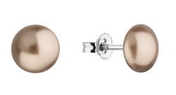 Evolution Group Cercei sferici eleganți cu perle sintetice 71136.3 bronz