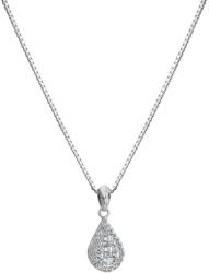 Hot Diamonds Colier strălucitor elegant cu topaz de argint și diamant DP913 (lanț, pandantiv)