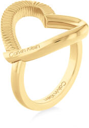 Calvin Klein Inel romantic placat cu aur 35000438 54 mm