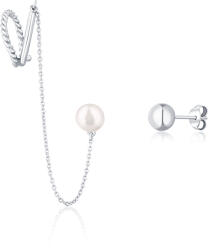 JwL Luxury Pearls Cercei asimetrici cu perlă autentică Jl0747