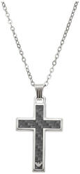 Emporio Armani Colier din oțel pentru bărbății Cruce EGS1705040