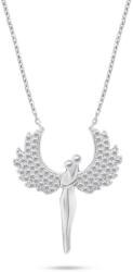 Brilio Silver Colier din argint strălucitor Îngeri cu zirconi NCL143W