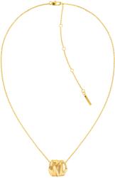 Calvin Klein Colier minimalist placat cu aur pentru femei Elemental 35000639