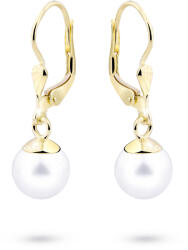 Cutie Jewellery Cercei de lux din aur galben cu perle autentice Z3015-55-C4-X-1