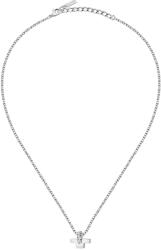 Trussardi Colier elegant din oțel cu cristale T-Logo TJAXC14 (lanț, pandantiv)