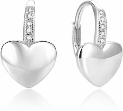 Beneto Cercei din argint în formă de inimă AGUC1775