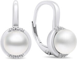 Brilio Silver Elegantcercei din argint cu perle si zirconi EA384W