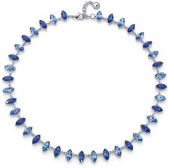 Oliver Weber Colier de lux cu cristale albastre Izanami 12324
