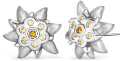 CRYSTalp Cercei delicati Floare de colţ cu cristale 41050. R