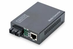 DIGITUS DN-82021-1 convertoare media pentru rețea Intern 1310 nm Monomodală Negru (DN-82021-1)